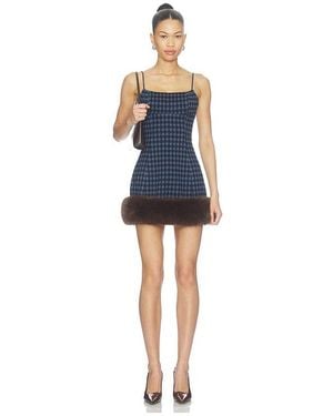 Maude Club Rhea Dress Gingham - Blue