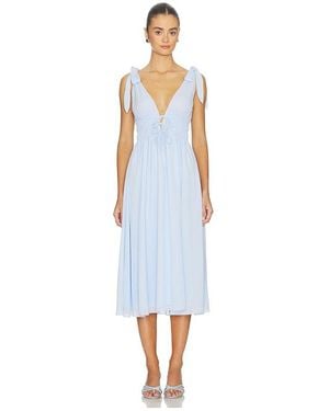 Tularosa Adrienne Midi Dress - White