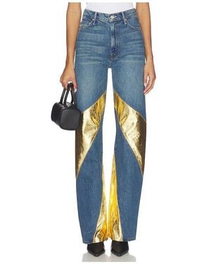 Mother The Spiral Saloon Heel Jeans - Blue