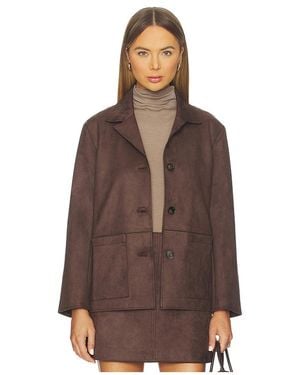 Elodie the Label Vegane Wildlederjacke Hayes - Braun