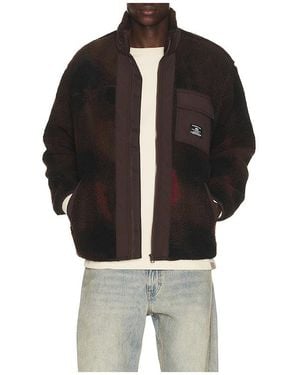 Alpha Industries Houston Relaxed Fit Sherpa Jacket - Black