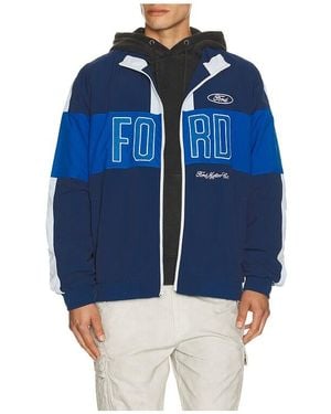 Junk Food Ford Windbreaker Jacket - Blue