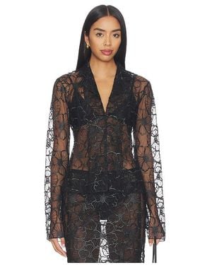 OperaSPORT Flora Shirt en Black - Noir