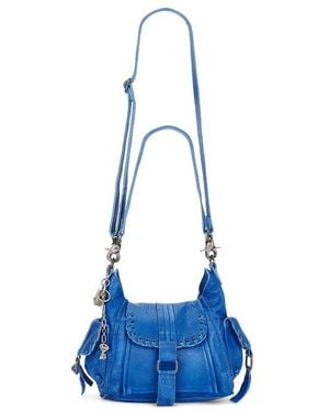 Free People Wtf Baby Leigh Shoulder Bag - Blue