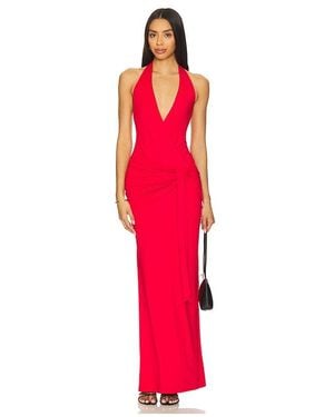 superdown Chloe Halter Maxi Dress - Red