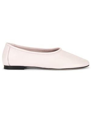 BY FAR Prudence Ballet Flat - White