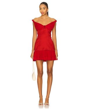 embroidered poplin mini dress Sanaly Mini Dress in Poplin White with Cherry Blossom Embroidery , Floral , Frill