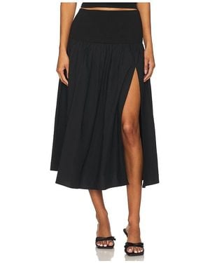 Lovers + Friends Mac Midi Skirt - Black