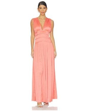 Ulla Johnson Tasneem Deep V Gown - White