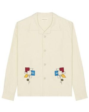 Far Afield CHEMISE en Cream - Blanc