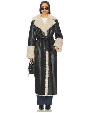 Lamarque Abrigo Trenca Polly En Color Negro Talla (También En Xs, S, M)