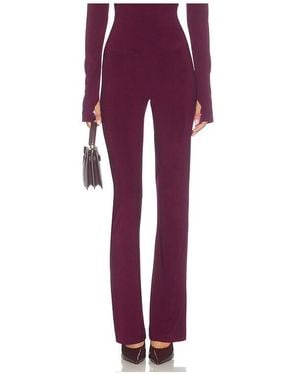 Norma Kamali X Lifestyle Boot Pant - Red