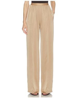 Atlein Elastic Wide Leg Pant - Natural