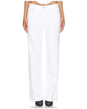 EB DENIM Low Rise Baggy - White