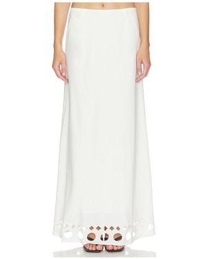 YELLOW THE LABEL Falda Silas En Color Blanco Talla (También En S, Xs)
