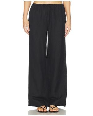 Lovers + Friends X Ivana Ramirez Lexa Linen Pant - Black
