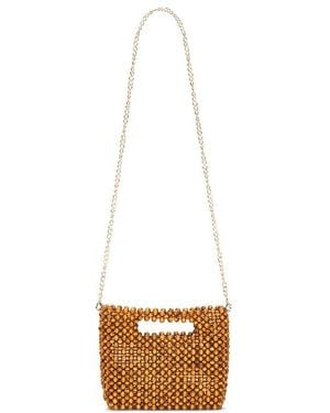 Dolce Vita Wood Bead Bag - White