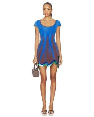 Ph5 Tina Mini Dress With Sequins - Blue