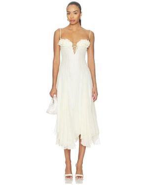 Mirror Palais Valentina Dress - White