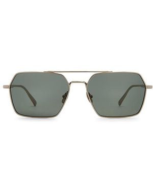 Garrett Leight Sonnenbrille - Grün