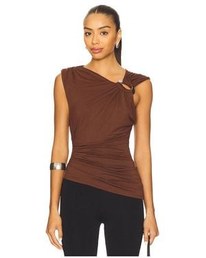 House of Harlow 1960 X Revolve Brandy Top - Brown