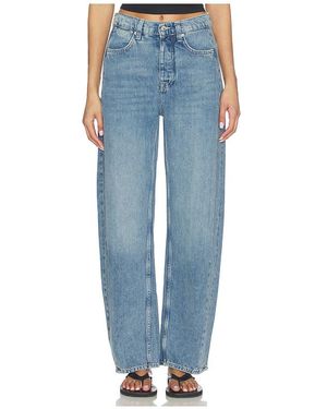Free People X We The Free Truro Baggy Puddle Jean - Blue
