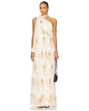 Ulla Johnson Angelique Draped Scarf Gown - Natural