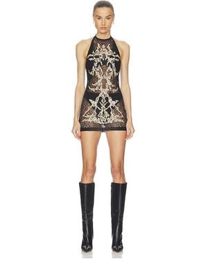 Halo ROBE WINGLACE COLLAGE MINIDRESS en Black - Noir