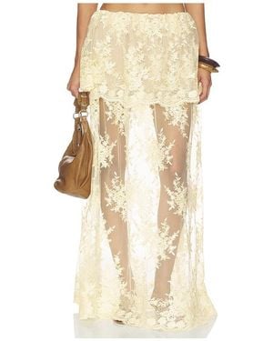 Stone Cold Fox X Revolve Celia Maxi Skirt - Natural