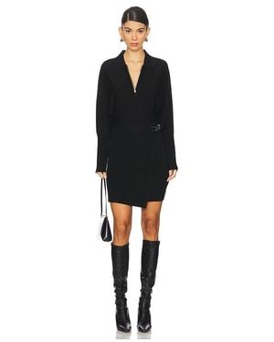 Jonathan Simkhai Langärmeliges Minikleid Harvey - Schwarz
