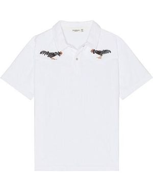 Devereux Golf Bird Fight Polo - White