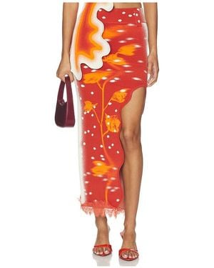 Ph5 Lily Midi Skirt - Orange