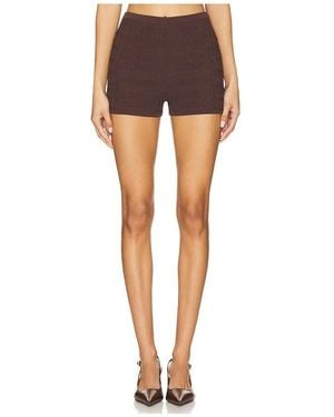 Devon Windsor Knappe Shorts Lennon - Schwarz