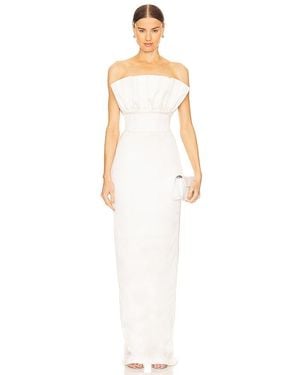 SAU LEE Noah Gown - White