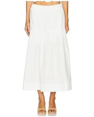 Sanctuary Poplin Prairie Skirt - White