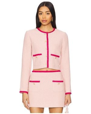 Amanda Uprichard Long Sleeve Braswell Jacket - Pink