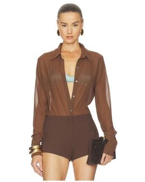 Nakedvice The Ariel Shirt - Brown