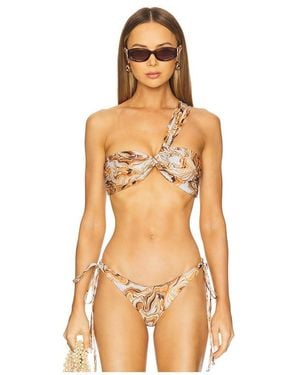 Gonza Ruched Top - Natural