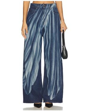 GIUSEPPE DI MORABITO Wide Leg Jean - Blue