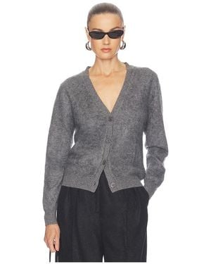 Enza Costa Jersey Crew En Color Gris Talla (También En M, S, Xs)