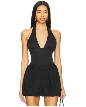 superdown Halter Top - Black