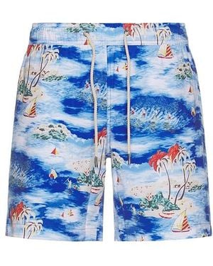 Fair Harbor The Bayberry Swim Trunks - Blue