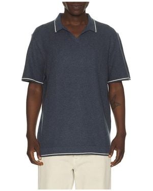 Marine Layer Liam Jumper Polo - Blue