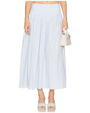 LPA Brigette Midi Skirt - White