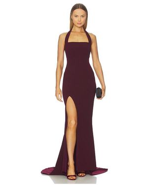 Nookie Vestido Largo Boulevard En Color Vino Talla (También En Xs, S, M, Xl) - Rojo