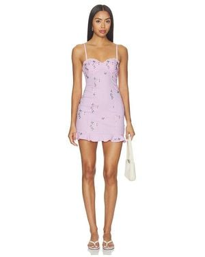 MAJORELLE Anais Mini Dress - Red