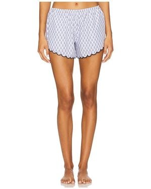 WeWoreWhat Scallop Pajama Short - Blue