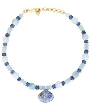 Brinker & Eliza Mist Necklace - Blue
