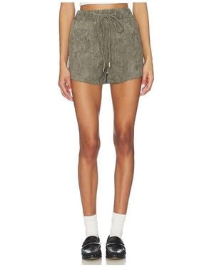 Blank NYC Tie Shorts En Color Verde Oliva Talla (También En Xs, S, M) - Multicolor