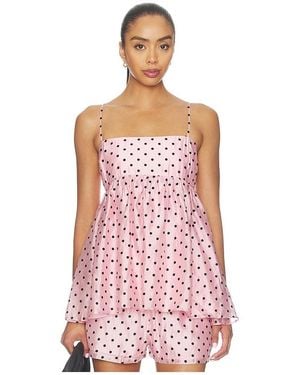 Amanda Uprichard Cyra Top - Pink